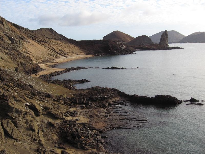 Bartolomé coast coastline